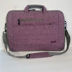Brinch Purple Tone Padded Laptop Bag